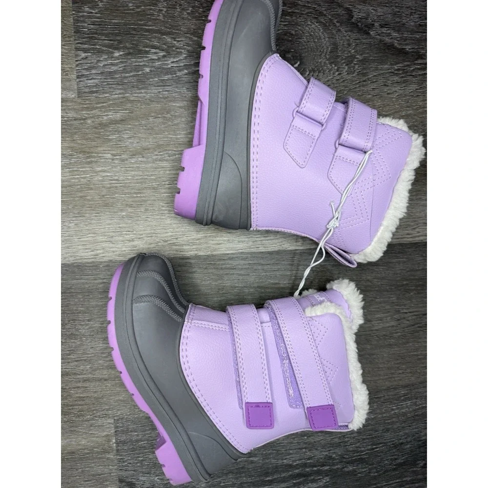 Toddler Denver Winter Boots - Cat & Jack Purple Snow Boot size 10 Toddler